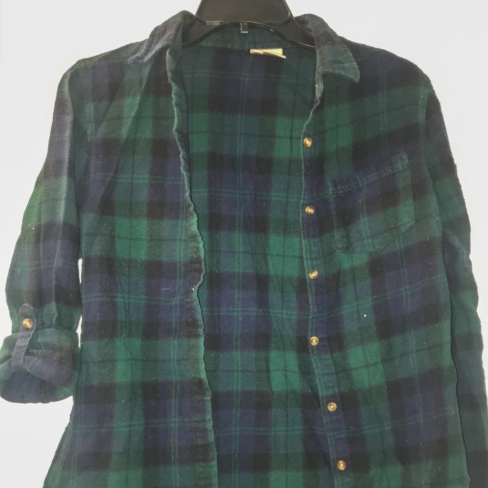 Plaid Flannel Shirt